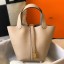 Imitation Hermes Picotin Lock 18 Bag In Trench Clemence Leather JM442Qt35