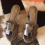 Knockoff Cheap Hermes Oasis Sandals In Taupe Shiny Niloticus Crocodile JM2047sm35