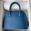 Knockoff Hermes Bolide 1923 25 Handmade Bag In Deep Blue Evercolor Calfskin JM1613aP53