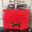 Knockoff Hermes Cherry Constance MM 24cm Crocodile Bag JM403tp21