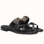Knockoff Hermes Claire Sandals In Black Calfskin JM1697jI43