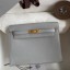 Knockoff Hermes Kelly Danse II Bag In Blue Glacier Evercolor Calfskin JM584DM70