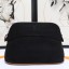 Knockoff Hermes Medium Bolide Travel Case In Black Cotton JM399mD64