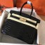 Replica Cheap Hermes Birkin 30 Bag In Black Crocodile Porosus Shiny Skin JM49Vu82