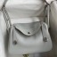 Replica Fashion Hermes Lindy 26 Handmade Bag In Blue Glacier Clemence Leather JM783Vw59