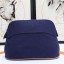 Replica Fashion Hermes Medium Bolide Travel Case In Blue Electric Cotton JM1081Vw59