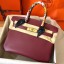 Replica Hermes Birkin 30 Handmade Bag In Bordeaux Epsom Leather JM1357dK58