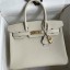 Replica Hermes Birkin 30 Retourne Handmade Bag In Craie Epsom Calfskin JM1488BV51