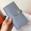 Replica Hermes Blue Lin Epsom Bearn Gusset Wallet JM1295QA46