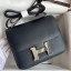 Replica Hermes Constance 18 Handmade Bag In Black Swift Calfskin JM718Ay93