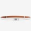 Replica Hermes Kelly 18 Belt In White Epsom Leather JM864BH97