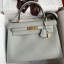 Replica Hermes Kelly Retourne 32cm Handmade Bag In Blue Glacier Swift Calfskin JM1462UD97