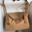 Replica Hermes Lindy 26 Handmade Bag In Chai Swift Calfskin JM1252HX85
