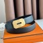Replica Hermes Neo Reversible Belt 32MM in Black Clemence Leather JM1641ec82