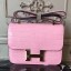 Replica Hermes Pink Constance MM 24cm Crocodile Bag JM1457mQ18