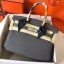 Replica High Quality Hermes Birkin 30 Handmade Bag In Ardoise Clemence Leather JM1191Mc61