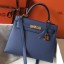 Replica High Quality Hermes Kelly 28cm Bag In Blue Agate Epsom Leather GHW JM2085Mc61