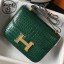 Top Hermes Constance 24cm Bag In Green Embossed Crocodile JM52mg19