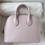 Top Replica Hermes Bolide 1923 Mini Handmade Bag In Mauve Pale Chevre Mysore Leather JM779vQ25