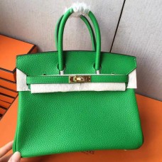 AAA Imitation Hermes Birkin 25 Handmade Bag In Bambou Clemence Leather JM247fr81