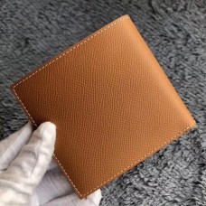 Copy Hermes Brown MC Copernic Compact Wallet JM606Lo91
