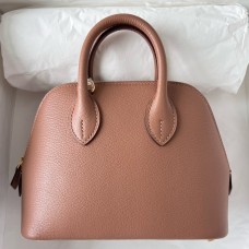 Fake Hermes Bolide 1923 Mini Handmade Bag In Quebracho Chevre Mysore Leather JM1884SS84