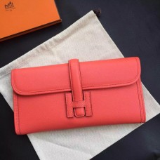 Fake Hermes Jige Elan 29 Clutch Bag In Rouge Pivoine Epsom Calfskin JM2036IZ26