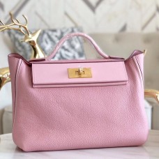 Hermes 24/24 29 Bag In Red Clemence Calfskin JM1213qx37