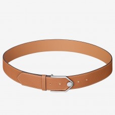 Hermes Brown Licol 40 MM Reversible Leather Belt JM600lu18
