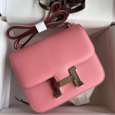 Hermes Constance 18 Handmade Bag In Rose Confetti Epsom Calfskin JM975Bk18