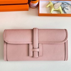 Hermes Jige Elan 29 Clutch Bag In Pink Epsom Leather JM1608Rc30