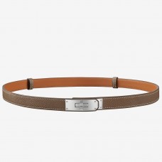 Hermes Kelly 18 Belt In Taupe Epsom Leather JM1205MV77