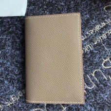 Hermes MC Euclide Card Holder In Taupe Epsom Leather JM767Xr72