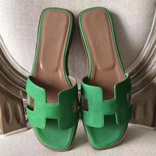 Hermes Oran Sandals In Bamboo Epsom Leather JM1056Jl41