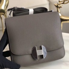 Imitation Hermes 2002 20cm Bag In Etain Evercolor Calfskin JM953bO20