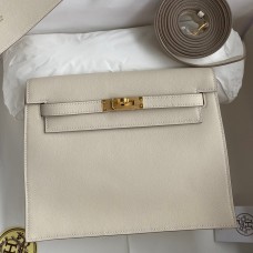 Imitation Hermes Kelly Danse II Bag In Craie Evercolor Calfskin JM1270Nj42