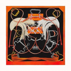 Knockoff Hermes Black Projets Carres Shawl 140 JM1911aP53