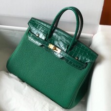 Replica Hermes Touch Birkin 25cm Limited Edition Green Bag JM2029nB47
