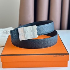 Top Hermes Typo Reversible Belt 32MM in Black Epsom Calfskin JM1729hk64